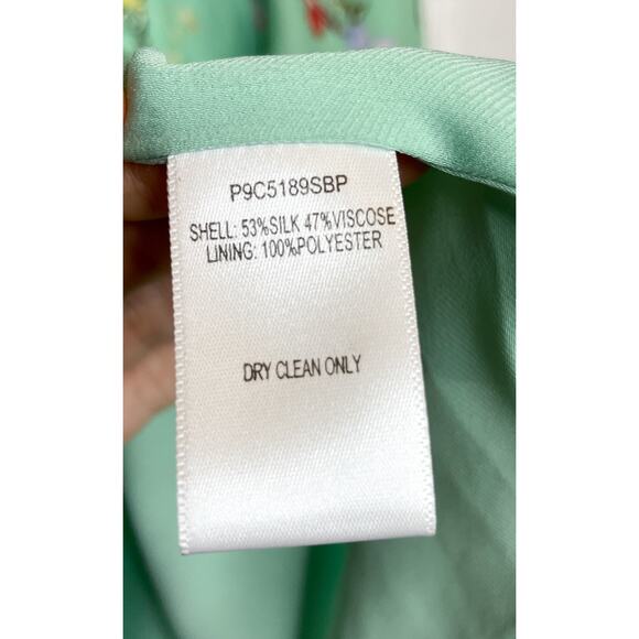 PARKER Raven Turquoise Floral Maxi Dress SIZE 4 - Picture 5 of 10